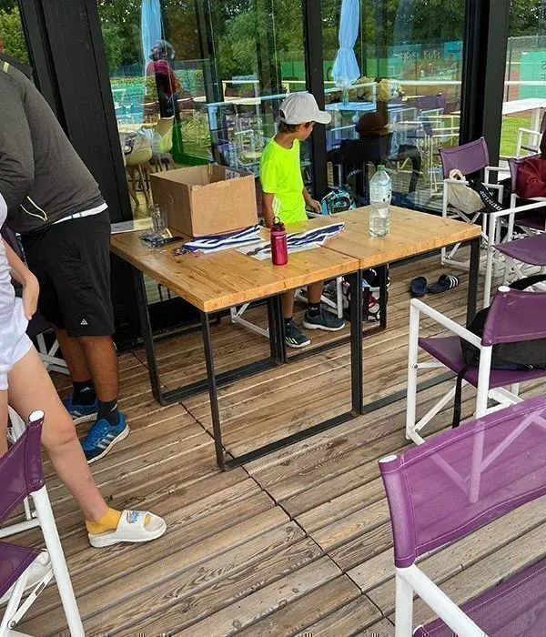 Siegerehrung beim best of 5 Tenniscamp